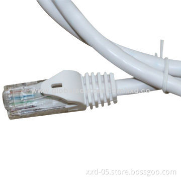 China supplier telecom RJ45/UTP stranded copper Cat5e, indoor patch cord